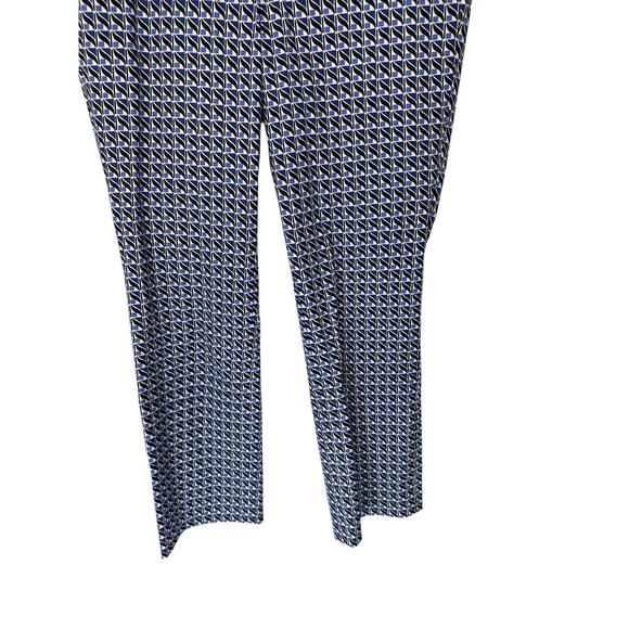 J.Crew‎ Blue Black Business Office Campbell Cropped Ankle Dress Pants Size 6 - Picture 4 of 11